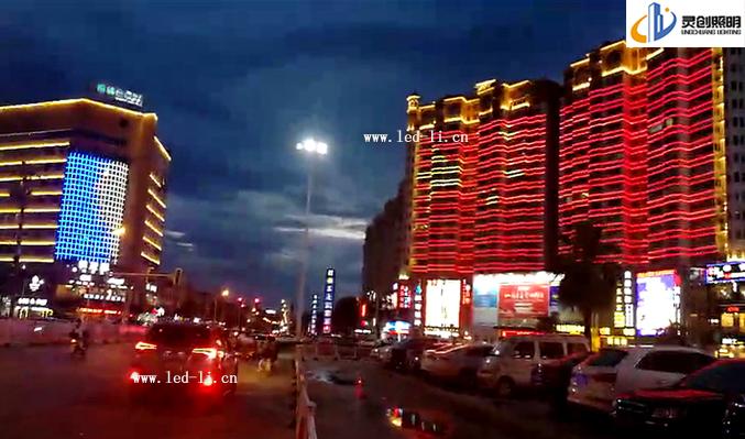 【案例•城市亮化】江西省撫州市東鄉區街道亮化提升成功亮燈